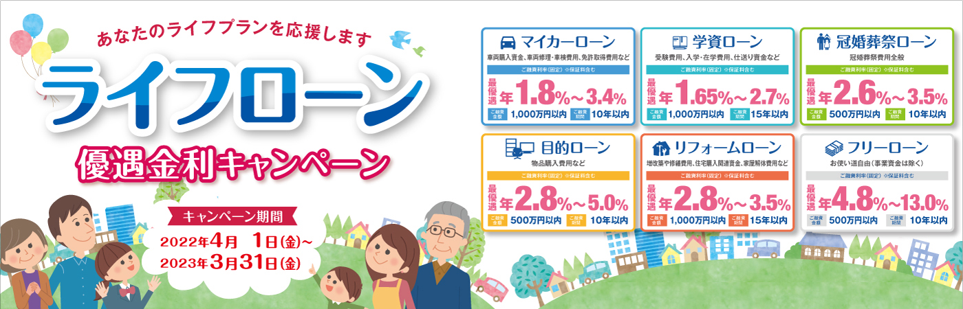 ライフローン優遇金利キャンペーン