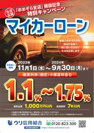 ウリ信組「マイカーローン」